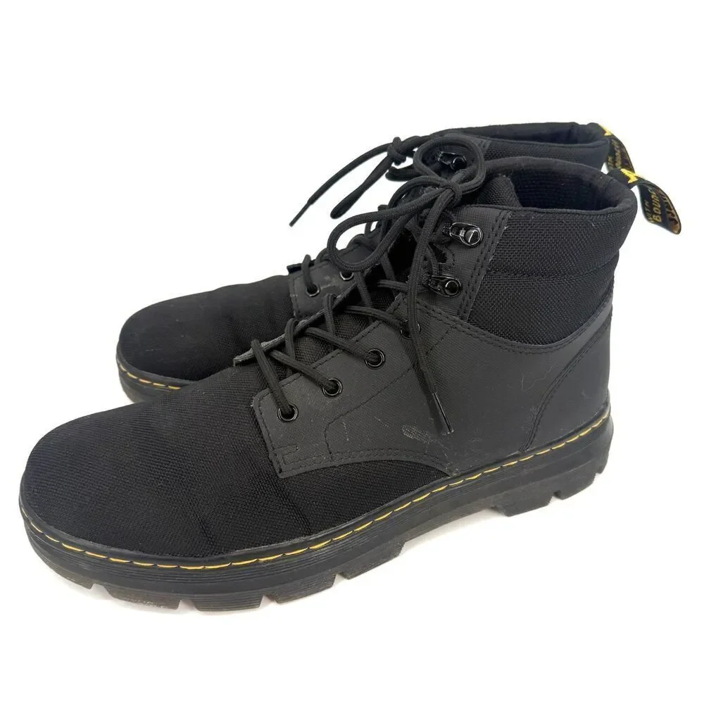 DR. MARTENS RAKIM UTILITY CHUKKA BOOTS Black Canvas Gorpcore Preppy SIZE Men 13